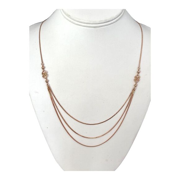 Vintage Necklace Signed Artistry Delicate Design Gold Tone 8V - Picture 2 of 2